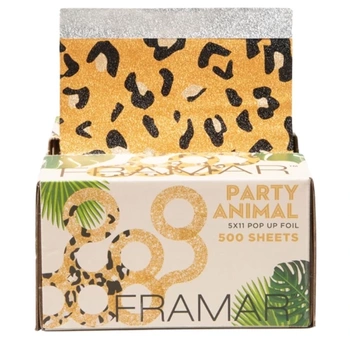 Framar Folia do koloryzacji Pop Up Party Animal 13x28 cm, 500 szt.