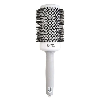 Olivia Garden Expert Blowout Shine White & Grey 55 mm – szczotka do modelowania