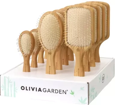 Dysplay Olivia Garden Bamboo Touch Detangle Nylon 12 sztuk 