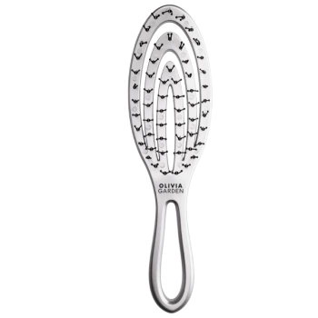 Szczotka do rozczesywania włosów Olivia Garden Holiday - srebrna