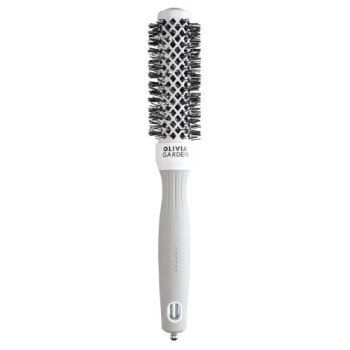 Olivia Garden Expert Blowout Shine White & Grey 25 mm – szczotka do modelowania