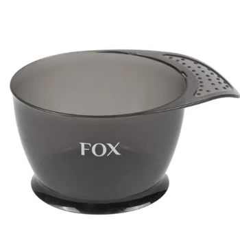 Fox miseczka earth colors maxi – miseczka do farb fryzjerskich (320ml, 13cm x 18cm x 8,5cm, szara)