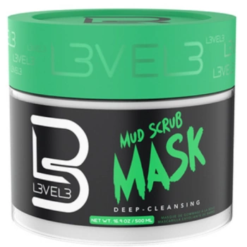 LEVEL3 Mud Scrub Mask – błotna maska pilingująca 500 ml