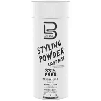 Puder LEVEL3 do stylizacji włosów lekkie utrwalenie 30 g