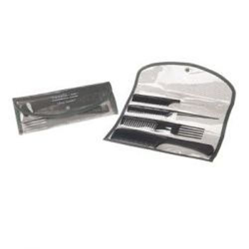 Olivia Garden, grzebienie carbon + Ion comb ST etui, 4 szt.