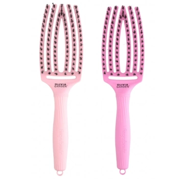 Zestaw szczotek Olivia Garden "Róż po zdrowie" Fingerbrush Jaipur Rose i Pink Tokyo
