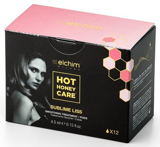 Elchim Milano Hot Honey Care, kapsułki z olejkiem wygładzającym, 12x4,5ml