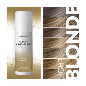 Montibello, Colour Camouflage, Light Blonde, spray korygujący do odrostów, jasny blond 125 ml