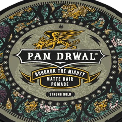 Pan Drwal Bohorok the Mighty Strong Hold mocna, matowa pomada do włosów 150 ml