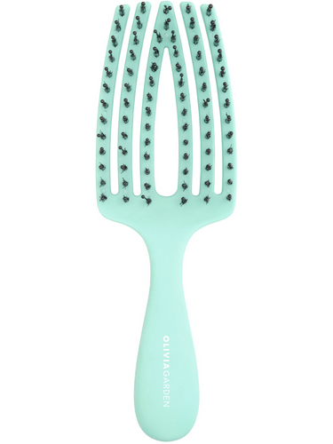 Szczotka do rozczesywania Olivia Garden Fingerbrush Care Mini zielona