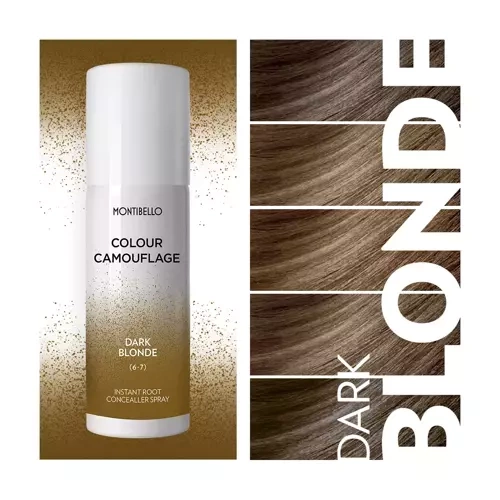 Montibello, Colour Camouflage, Dark Blonde, spray korygujący do odrostów, ciemny blond 125 ml