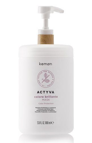 Kemon, Actyva, Colore Brillante, Maska do włosów farbowanych, 1000 ml