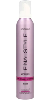 Montibello Finalstyle Extra Strong Hold, pianka nawilżająca bardzo mocno utrwalająca, 320 ml 