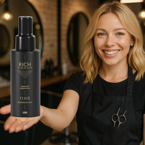 Fluid do włosów wygładzający Mila Professional Rich Therapy bez spłukiwania 100 ml