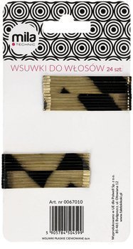 Mila, wsuwki płaskie cieniowane, 6cm