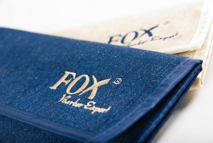 FOX BARBER EXPERT, komplet grzebieni  w etui lnianym