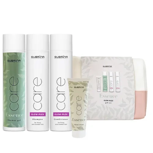 Zestaw kosmetyków Subrina w kosmetyczce szampon 250 ml, odżywka 250 ml, żel pod prysznic 250 ml, krem do rąk 50 ml