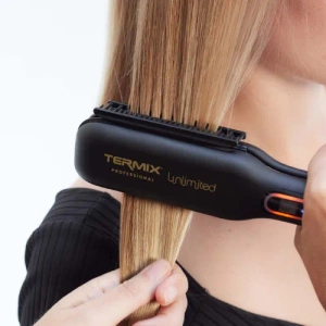 TERMIX Prostownica Professional Unlimited z Licznikiem i Grzebieniami – 230°C, Płytki Ceramiczno-Turmalinowe