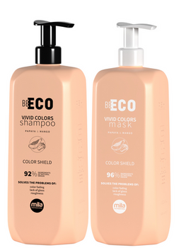 Mila Be Eco Vivid Colors Zestaw Szampon 900 ml + Maska 900 ml