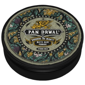 Pan Drwal Bohorok the Mighty Strong Hold mocna, matowa pomada do włosów 150 ml