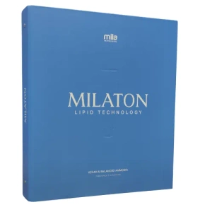 Mila Professional niebieska karta kolorów Milaton New  Classic i High Cover