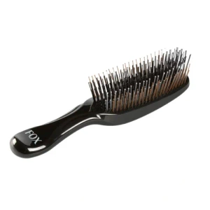 FOX SCALP Black Shine – Szczotka do Masażu Skóry Głowy i Stymulacji Wzrostu Włosów