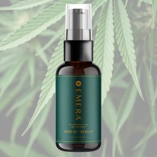 Olejek konopny do włosów Emera w formie serum nawilżającego 60 ml