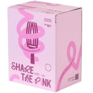 Zestaw 8 szczotek Olivia Garden Fingerbrush z limitowanej edycji "Róż po zdrowie"