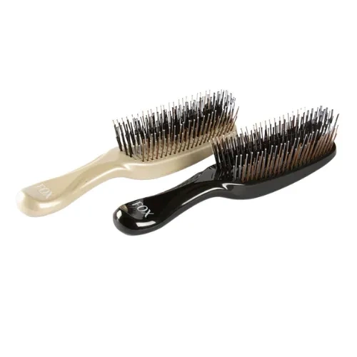 FOX SCALP Black Shine – Szczotka do Masażu Skóry Głowy i Stymulacji Wzrostu Włosów