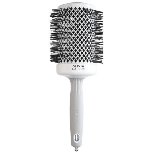 Olivia Garden Expert Blowout Shine White & Grey 65 mm – szczotka do modelowania