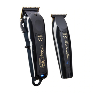 WAHL Magic Clip Cordless + Detailer Li Cordless Black Limited Edition – Zestaw Fryzjerski Bezprzewodowy z Ostrzami DLC i Akcesoriami