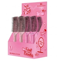 Zestaw 8 szczotek Olivia Garden Fingerbrush ''Róż po zdrowie''