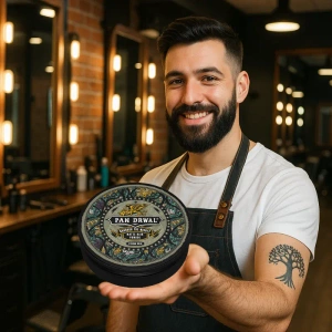 Pan Drwal Bohorok the Mighty Strong Hold mocna, matowa pomada do włosów 150 ml