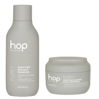 Zestaw Montibello HOP Purify Balance: szampon 300 ml + kuracja 200 ml
