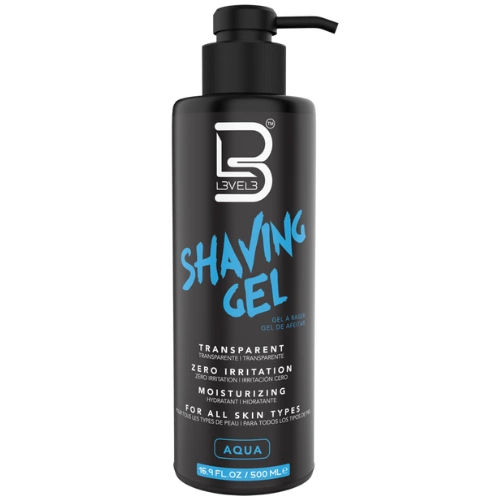 LEVEL3 Shaving Gel Aqua – żel do golenia 500 ml