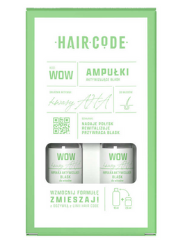 Hair Code WOW ampułki aktywujące blask, 4x5ml