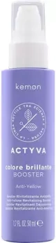 Kemon Actyva Colore Brillante Anti-Yellow Booster, wzmacniacz neutralizujący żółty Odcień, 50ml