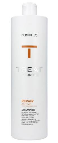 Montibello, Treat NaturTech, Repair Active, Szampon regenerujący do włosów zniszczonych, 1000ml 