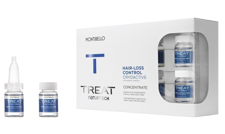 Montibello, Treat Naturtech, Hair-Loss Control CRYOACTIVE, kuracja przeciw wypadaniu włosów, 10 x 7 ml