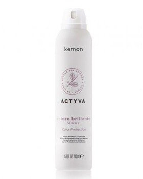 Kemon, Actyva, Colore Brillante Spray, Spray chroniący kolor, 200 ml