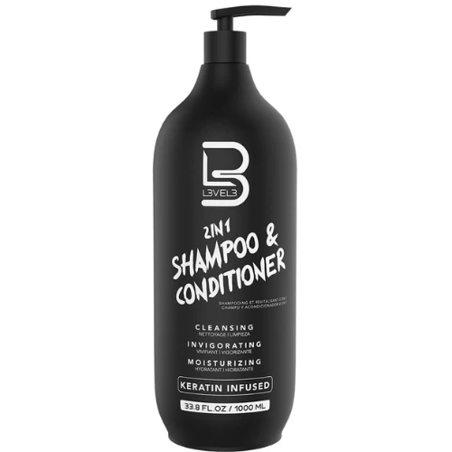 LEVEL3 2-in-1 Shampoo & Conditioner – szampon i odżywka 1000 ml
