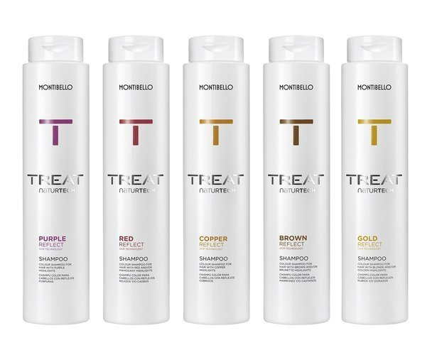 Montibello, Treat NaturTech, Brown Reflect, Szampon odświeżający brąż 300ml 