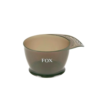 Fox miseczka earth colors maxi – miseczka do farb fryzjerskich (320ml, 13cm x 18cm x 8,5cm, oliwkowa)