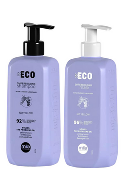 Mila Professional Be Eco Szampon 250ml + Maska 250 ml Super Blond