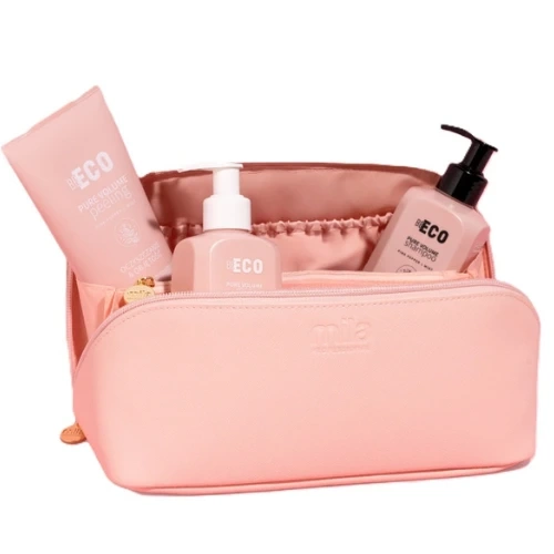 Mila Pro Pure Volume zestaw w kosmetyczce szampon 250 ml + maska 250 ml + peeling 200 ml