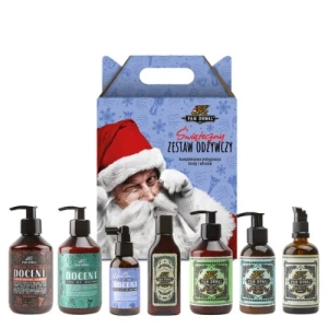 Zestaw 7 barberskich kosmetyków Pan Drwal do pielęgnacji brody i włosów