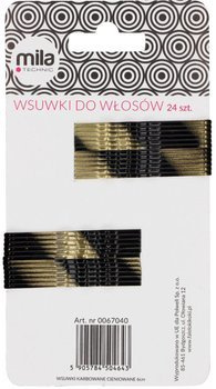 Mila Wsuwki karbowane cieniowane, 6cm
