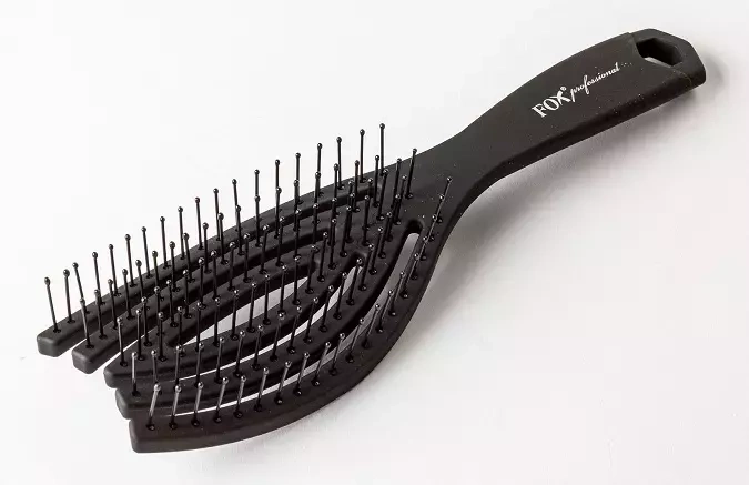 Szczotka do włosów Fox Flex Brush nylon Black mat 