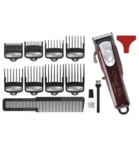 Wahl Magic Clip Cordless 5 star maszynka do włosów z 8 nasadkami