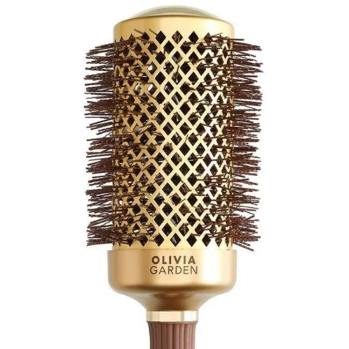 Olivia Garden Expert Blowout Shine szczotka do modelowania włosów 55 cm  złoto brązowa